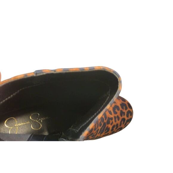 Jessica Simpson Womens Rexura Platform Faux Suede Leopard Print Ankle Booties - Picture 9 of 10